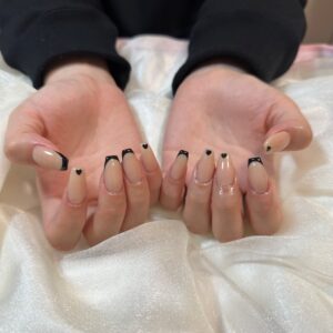 黒スキニーフレンチ