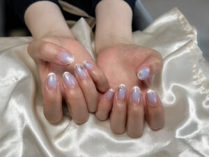 パープル・マグネットネイル