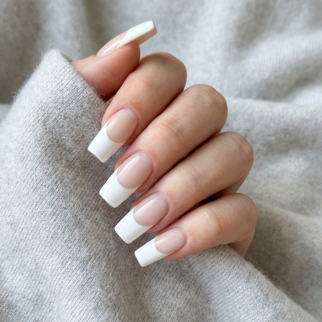 白フレンチネイル