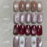 2月Pick Upネイルデザイン・4種類